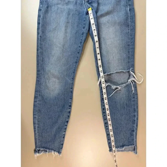 MOTHER The Looker Ankle Step Fray Jeans Exposed Secret Sister Sz 27 Made in USA - Picture 8 of 16